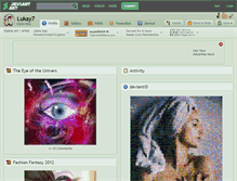 Tablet Screenshot of lukay7.deviantart.com