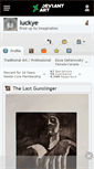 Mobile Screenshot of luckye.deviantart.com