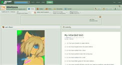 Desktop Screenshot of littlelilyluna.deviantart.com