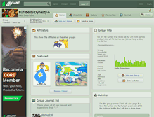 Tablet Screenshot of fur-belly-dynasty.deviantart.com