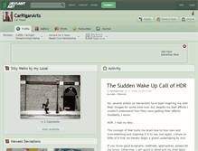 Tablet Screenshot of carriganarts.deviantart.com