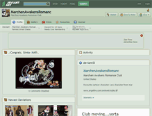 Tablet Screenshot of marchenawakensromanc.deviantart.com