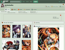 Tablet Screenshot of bentostudios.deviantart.com