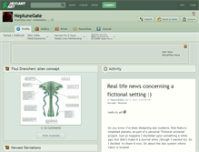 Tablet Screenshot of neptunegate.deviantart.com