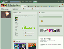 Tablet Screenshot of cellfandomclub.deviantart.com