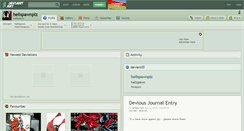 Desktop Screenshot of hellspawnplz.deviantart.com