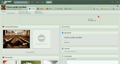 Desktop Screenshot of clown-under-my-bed.deviantart.com