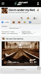 Mobile Screenshot of clown-under-my-bed.deviantart.com