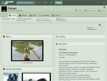 Tablet Screenshot of chinsen.deviantart.com