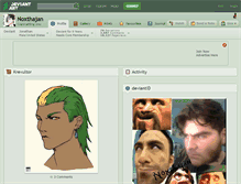 Tablet Screenshot of noxthajan.deviantart.com