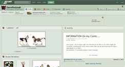 Desktop Screenshot of dawnfirelunah.deviantart.com