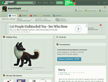 Tablet Screenshot of akemihoshi.deviantart.com