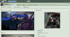 Desktop Screenshot of deadpea.deviantart.com