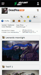 Mobile Screenshot of deadpea.deviantart.com