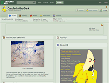 Tablet Screenshot of candle-in-the-dark.deviantart.com
