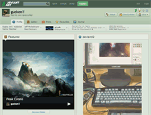 Tablet Screenshot of gucken.deviantart.com