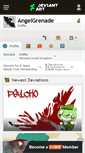 Mobile Screenshot of angelgrenade.deviantart.com