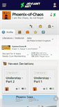 Mobile Screenshot of phoenix-of-chaos.deviantart.com