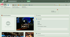 Desktop Screenshot of cvor.deviantart.com