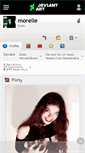 Mobile Screenshot of morelle.deviantart.com