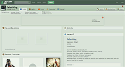Desktop Screenshot of fallenwing.deviantart.com