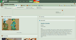 Desktop Screenshot of hetalia-colombia.deviantart.com