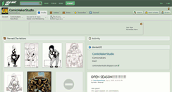 Desktop Screenshot of comicmakerstudio.deviantart.com