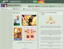 Tablet Screenshot of hetalia-artists-ve.deviantart.com