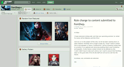 Desktop Screenshot of femshep.deviantart.com