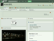 Tablet Screenshot of deviant-news.deviantart.com