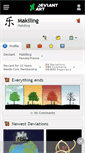 Mobile Screenshot of makiling.deviantart.com