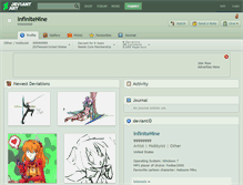 Tablet Screenshot of infinitenine.deviantart.com