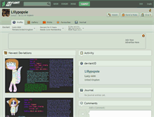 Tablet Screenshot of lillypopsie.deviantart.com
