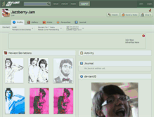 Tablet Screenshot of jazzberry-jam.deviantart.com