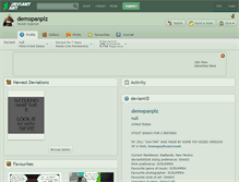 Tablet Screenshot of demopanplz.deviantart.com