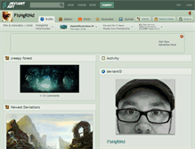 Tablet Screenshot of fishgrind.deviantart.com