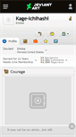 Mobile Screenshot of kage-ichihashi.deviantart.com