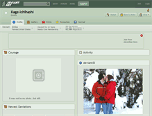 Tablet Screenshot of kage-ichihashi.deviantart.com