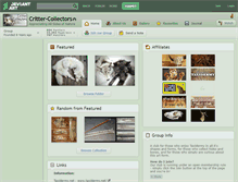 Tablet Screenshot of critter-collectors.deviantart.com