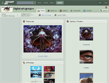Tablet Screenshot of digital-art-group.deviantart.com