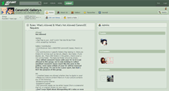 Desktop Screenshot of canonxoc-gallery.deviantart.com