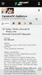 Mobile Screenshot of canonxoc-gallery.deviantart.com