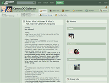 Tablet Screenshot of canonxoc-gallery.deviantart.com