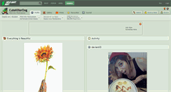 Desktop Screenshot of cutekillerdog.deviantart.com