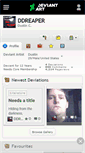 Mobile Screenshot of ddreaper.deviantart.com