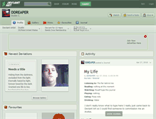 Tablet Screenshot of ddreaper.deviantart.com