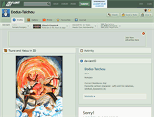 Tablet Screenshot of dodus-taichou.deviantart.com