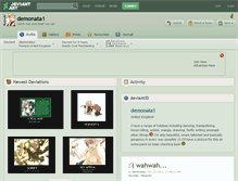 Tablet Screenshot of demonata1.deviantart.com