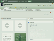 Tablet Screenshot of gaahinalover23.deviantart.com