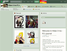 Tablet Screenshot of hidan-x-ino-fc.deviantart.com